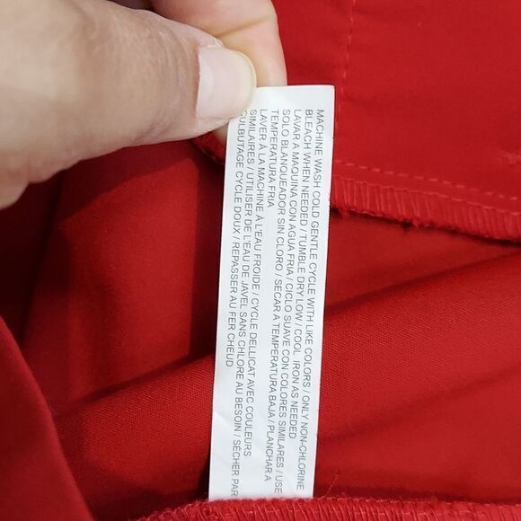 Eloquii Kady Red Ankle Length Dress Pants Sz 20R - Picture 6 of 11